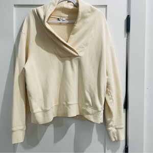 Reiss Astrid Shawl Collar Loungewear Sweatshirt